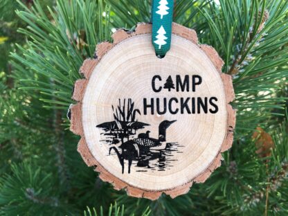Camp Ornament, Huckins, YMCA, Cobbossee, Greenwoods, Mah-Kee-Nac, Winadu, Winaukee, Danbee, Custom Ornament, Family Camp, Sleepaway Camp